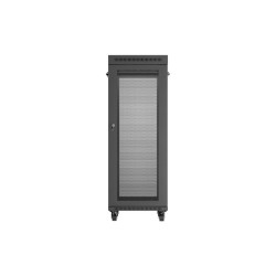 19" VOLNĚ STOJÍCÍ RACKOVÁ SKŘÍŇ 32U/600X800 (FLAT PACK) SE SÍŤOVÝMI DVEŘMI LCD ČERNÁ