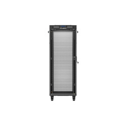 19" VOLNĚ STOJÍCÍ RACKOVÁ SKŘÍŇ 32U/600X800 (FLAT PACK) SE SÍŤOVÝMI DVEŘMI LCD ČERNÁ