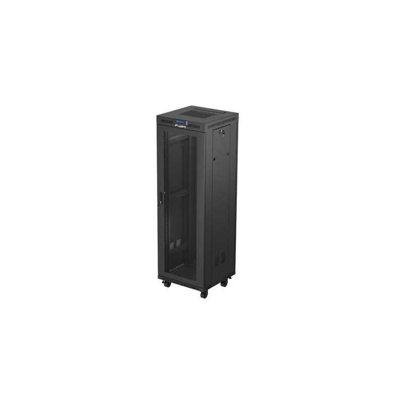19" VOLNĚ STOJÍCÍ RACKOVÁ SKŘÍŇ 37U/600X600 (FLAT PACK) SE SÍŤOVÝMI DVEŘMI LCD ČERNÁ 19" VOLNĚ STOJÍCÍ RACKOVÁ SKŘÍŇ 37U/600X600 (FLAT PACK) SE SÍŤOVÝMI DVEŘMI LCD ČERNÁ