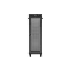 19" VOLNĚ STOJÍCÍ RACKOVÁ SKŘÍŇ 37U/600X600 (FLAT PACK) SE SÍŤOVÝMI DVEŘMI LCD ČERNÁ