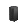 RACKOVÁ SKŘÍŇ 19" VOLNĚ STOJÍCÍ 37U/800X800 (FLAT PACK) SE SÍŤOVÝMI DVEŘMI LCD ČERNÁ
