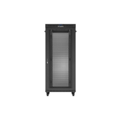 RACKOVÁ SKŘÍŇ 19" VOLNĚ STOJÍCÍ 37U/800X800 (FLAT PACK) SE SÍŤOVÝMI DVEŘMI LCD ČERNÁ