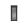 RACKOVÁ SKŘÍŇ 19" VOLNĚ STOJÍCÍ 37U/800X800 (FLAT PACK) SE SÍŤOVÝMI DVEŘMI LCD ČERNÁ
