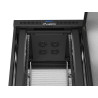 RACKOVÁ SKŘÍŇ 19" VOLNĚ STOJÍCÍ 37U/800X800 (FLAT PACK) SE SÍŤOVÝMI DVEŘMI LCD ČERNÁ