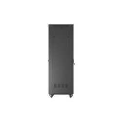 19" VOLNĚ STOJÍCÍ RACKOVÁ SKŘÍŇ 47U/800X800 (FLAT PACK) SE SÍŤOVÝMI DVEŘMI LCD ČERNÁ