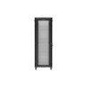 19" VOLNĚ STOJÍCÍ RACKOVÁ SKŘÍŇ 47U/800X800 (FLAT PACK) SE SÍŤOVÝMI DVEŘMI LCD ČERNÁ