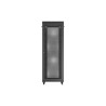 19" VOLNĚ STOJÍCÍ RACKOVÁ SKŘÍŇ 47U/800X800 (FLAT PACK) SE SÍŤOVÝMI DVEŘMI LCD ČERNÁ