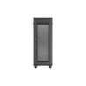 19" VOLNĚ STOJÍCÍ RACKOVÁ SKŘÍŇ 32U/600X1000 (FLAT PACK) SE SÍŤOVÝMI DVEŘMI LCD ČERNÁ