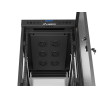 19" VOLNĚ STOJÍCÍ RACKOVÁ SKŘÍŇ 32U/600X1000 (FLAT PACK) SE SÍŤOVÝMI DVEŘMI LCD ČERNÁ