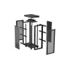 19" VOLNĚ STOJÍCÍ RACKOVÁ SKŘÍŇ 32U/600X1000 (FLAT PACK) SE SÍŤOVÝMI DVEŘMI LCD ČERNÁ