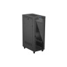 19" VOLNĚ STOJÍCÍ RACKOVÁ SKŘÍŇ 32U/600X1000 (FLAT PACK) S PROSKLENÝMI DVEŘMI LCD ČERNÁ