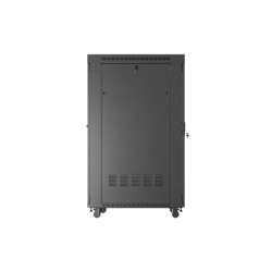 19" VOLNĚ STOJÍCÍ RACKOVÁ SKŘÍŇ 32U/600X1000 (FLAT PACK) S PROSKLENÝMI DVEŘMI LCD ČERNÁ