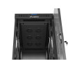 19" VOLNĚ STOJÍCÍ RACKOVÁ SKŘÍŇ 32U/600X1000 (FLAT PACK) S PROSKLENÝMI DVEŘMI LCD ČERNÁ