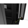 19" VOLNĚ STOJÍCÍ RACKOVÁ SKŘÍŇ 32U/600X1000 (FLAT PACK) S PROSKLENÝMI DVEŘMI LCD ČERNÁ