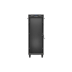 19" VOLNĚ STOJÍCÍ RACKOVÁ SKŘÍŇ 32U/600X1000 (FLAT PACK) S PROSKLENÝMI DVEŘMI LCD ČERNÁ