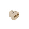 ŘADOVÁ SPOJKA RJ45 RJ45 2XRJ45