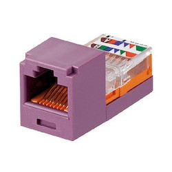 UTP MiniJack RJ45 cat .5 - fialový