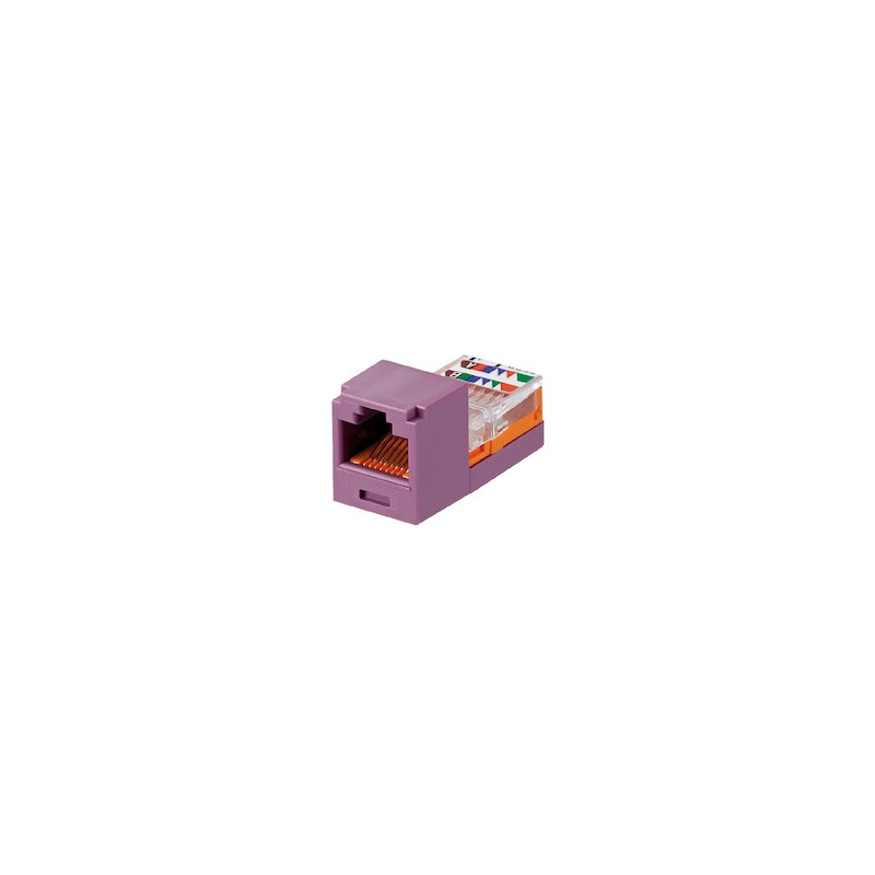 UTP MiniJack RJ45 cat .5 - fialový