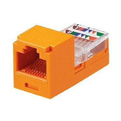 UTP MiniJack RJ45 cat .5 - oranžový
