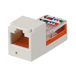 UTP MiniJack RJ45 cat .5 - krémově bílý