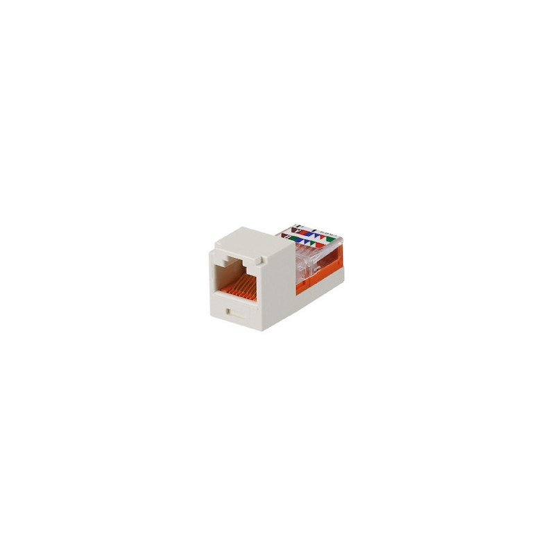 UTP MiniJack RJ45 cat .5 - krémově bílý