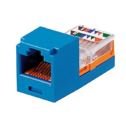 UTP MiniJack RJ45 cat .5 - modrý