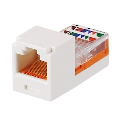 UTP MiniJack RJ45 cat .5 - bílý