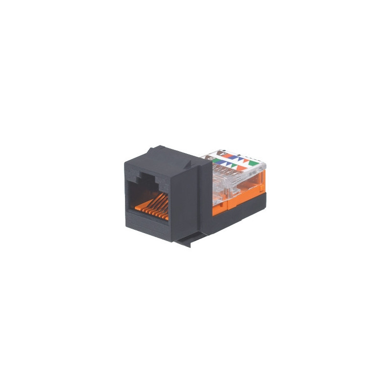NetKey Cat. 5e UTP Jack Module - černý NetKey Cat. 5e UTP Jack Module - černý