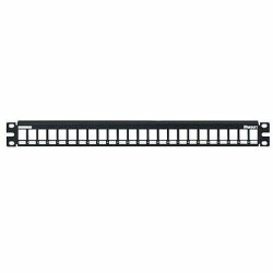 Patch panel 1U pro 24 modulů Netkey