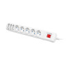 PŘEPĚŤOVÁ OCHRANA ARMAC R8 5M 5X FRENCH OUTLETS 3X EUROPLUG OUTLETS GREY