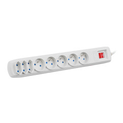 PŘEPĚŤOVÁ OCHRANA ARMAC R8 5M 5X FRENCH OUTLETS 3X EUROPLUG OUTLETS GREY