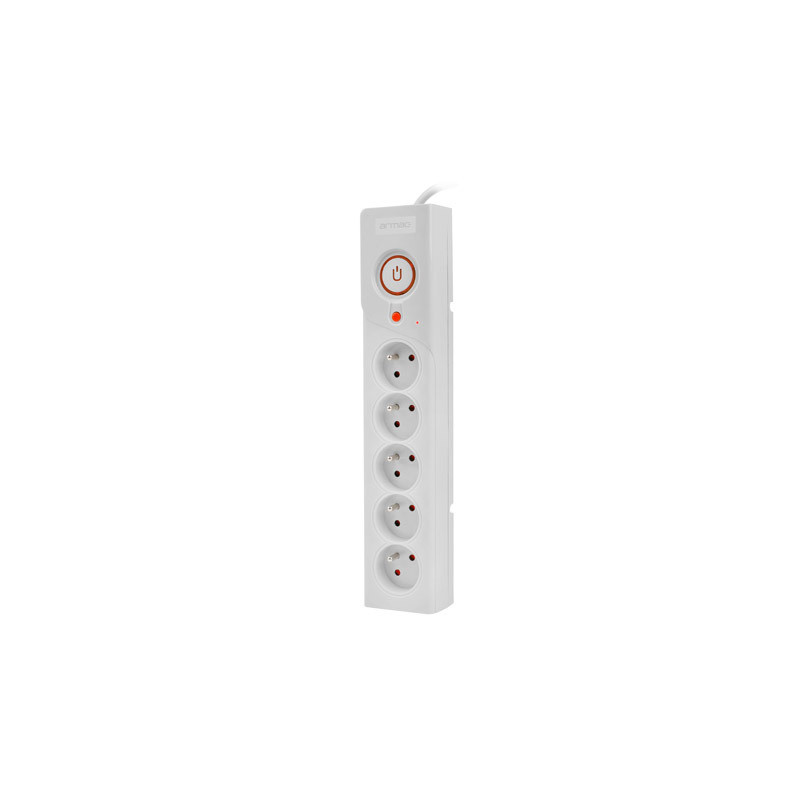 PŘEPĚŤOVÁ OCHRANA ARMAC Z5 5M 5X FRENCH OUTLETS 10A CABLE ORGANIZER GREY PŘEPĚŤOVÁ OCHRANA ARMAC Z5 5M 5X FRENCH OUTLETS 10A CABLE ORGANIZER GREY
