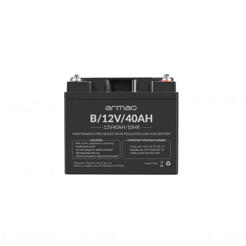 UNIVERSAL BATTERY ARMAC VRLA AGM 12V/40AH