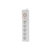 PŘEPĚŤOVÁ OCHRANA ARMAC Z5 1.5M 5X FRENCH OUTLETS 10A CABLE ORGANIZER GREY