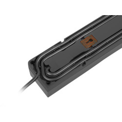 PŘEPĚŤOVÁ OCHRANA ARMAC Z5 3M 5X FRENCH OUTLETS 10A CABLE ORGANIZER BLACK