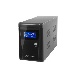 UPS ARMAC OFFICE O/1000F/LCD LINE-INTERACTIVE 1000VA 3X SCHUKO OUTLETS USB-B LCD METAL CASE