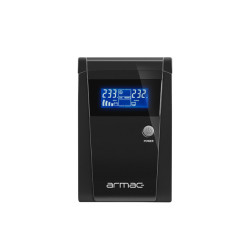 UPS ARMAC OFFICE O/1000F/LCD LINE-INTERACTIVE 1000VA 3X SCHUKO OUTLETS USB-B LCD METAL CASE