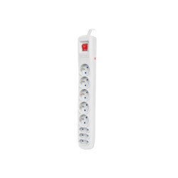 PŘEPĚŤOVÁ OCHRANA ARMAC R8 3M 5X FRENCH OUTLETS 3X EUROPLUG OUTLETS GREY
