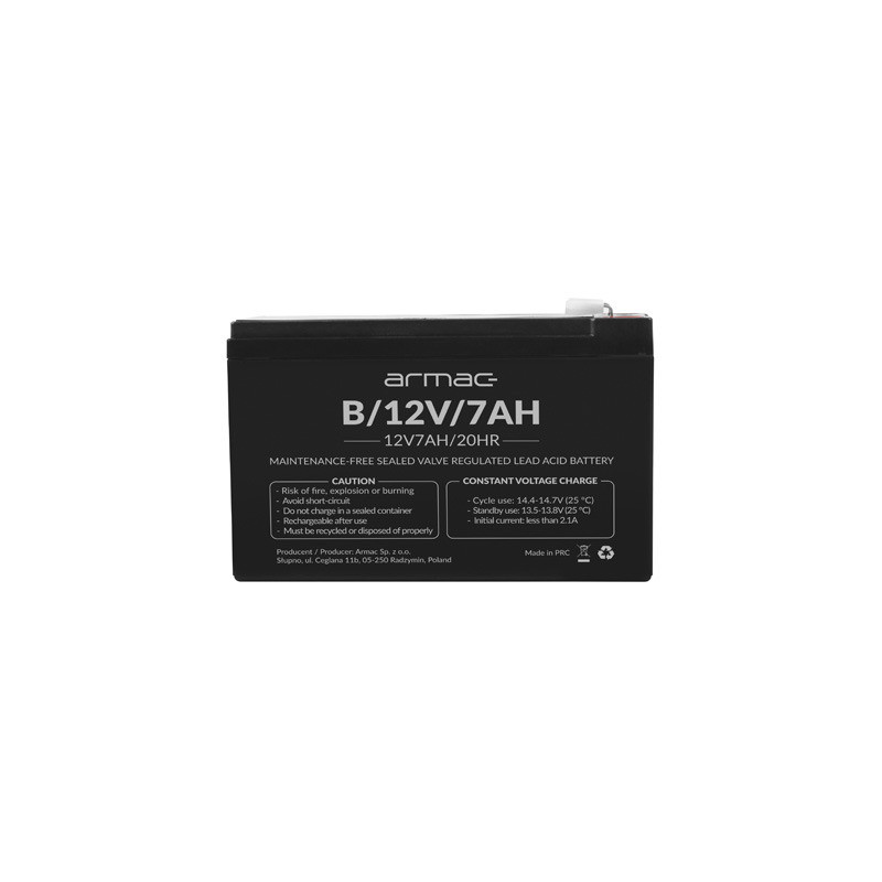 UPS BATTERY ARMAC VRLA AGM 12V/7AH