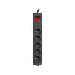 PŘEPĚŤOVÁ OCHRANA ARMAC R5 3M 5X FRENCH OUTLETS STRAIGHT INPUT PLUG BLACK