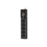PŘEPĚŤOVÁ OCHRANA ARMAC Z5 1.5M 5X FRENCH OUTLETS 10A CABLE ORGANIZER BLACK