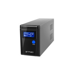 UPS ARMAC OFFICE O/650F/PSW LINE-INTERACTIVE 650VA 2X SCHUKO OUTLETS LCD PURE SINE WAVE METAL CASE