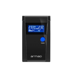 UPS ARMAC OFFICE O/650F/PSW LINE-INTERACTIVE 650VA 2X SCHUKO OUTLETS LCD PURE SINE WAVE METAL CASE