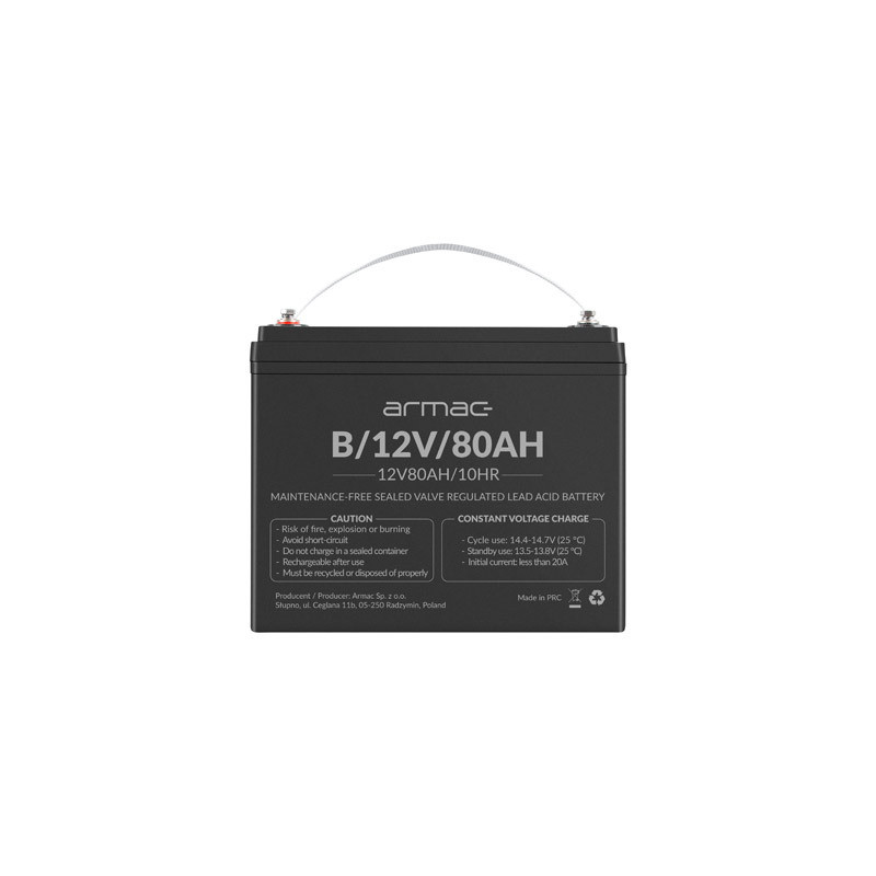UNIVERSAL BATTERY ARMAC VRLA AGM 12V/80AH