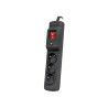 PŘEPĚŤOVÁ OCHRANA ARMAC MULTI M3 1.5M 3X FRENCH OUTLETS BLACK