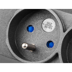 PŘEPĚŤOVÁ OCHRANA ARMAC MULTI M3 1.5M 3X FRENCH OUTLETS BLACK
