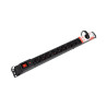 PŘEPĚŤOVÁ OCHRANA ARMAC MULTI 12M/10A RACK 19" 1.5M 12X FRENCH OUTLETS BLACK