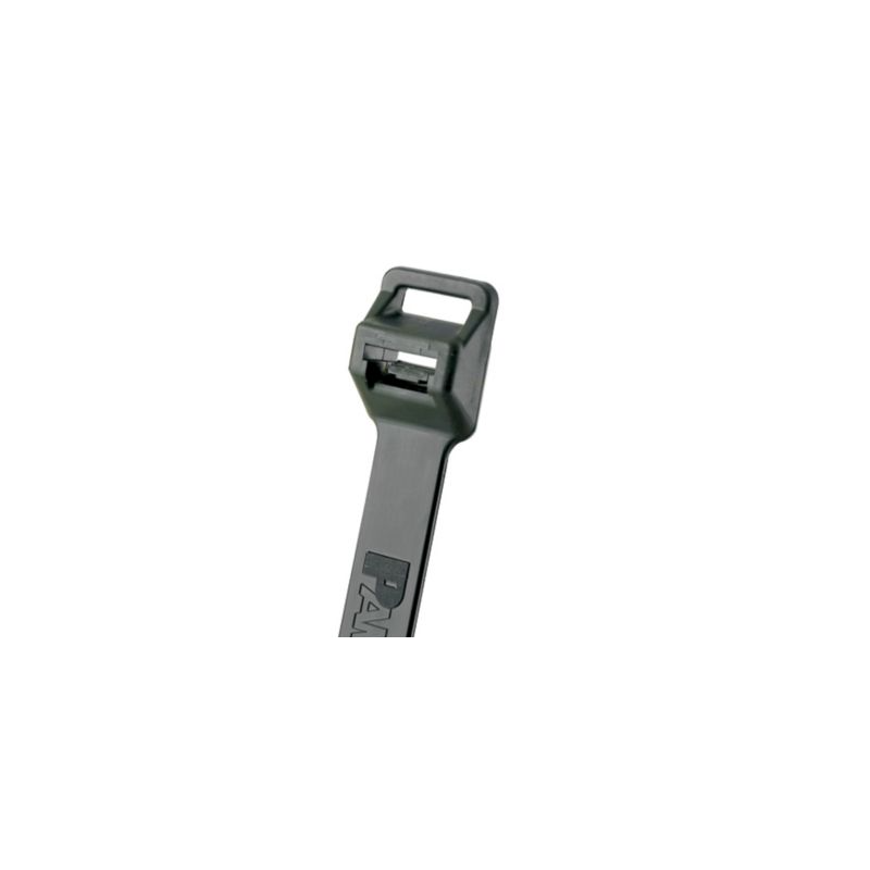 Pan-Ty® PLT5EH-C0 Cable Tie, Black, UV PA6.6, 20.1"L, 100 kusů Pan-Ty® PLT5EH-C0 Cable Tie, Black, UV PA6.6, 20.1"L, 100 kusů