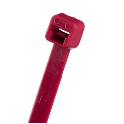 Pan-Ty® PLT2S-C2 Cable Tie, Red, PA6.6, 7.4"L, 100 kusů