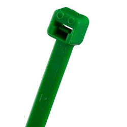 Pan-Ty® PLT2S-C5 Cable Tie, Green, PA6.6, 7.4"L, 100 kusů